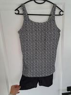 Badpak/Tankini maat L, Kleding | Dames, Badmode en Zwemkleding, Ophalen of Verzenden, Zo goed als nieuw, Zwart, Badpak