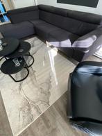 Grijs/antraciet lounge bank. 3 x 2 meter. Met hoofdsteun., Huis en Inrichting, Banken | Sofa's en Chaises Longues, Ophalen, 250 tot 300 cm