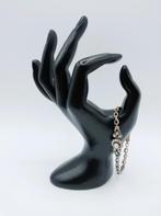 14 karaats gouden en zilveren armband met 34 roosdiamanten, Gebruikt, Info@zilverwebsite.nl, Verzenden, Zilverwebsite.nl