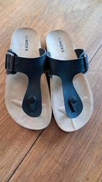 Nieuwe Mexx zwarte teenslippers mt 41, Slippers, Mexx, Verzenden, Zwart