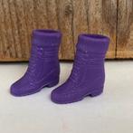 Paarse korte laarzen voor Barbie, Ophalen of Verzenden, Zo goed als nieuw, Barbie