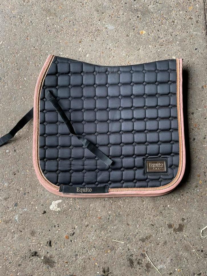 Equito rosegold/black dekje dressuur Cob, Dieren en Toebehoren, Paarden en Pony's | Dekens en Dekjes, Zo goed als nieuw, Ophalen of Verzenden