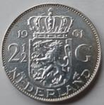 zilveren rijksdaalder Juliana, Ophalen of Verzenden, Koningin Juliana, 2½ gulden, Zilver