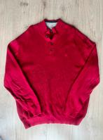 Nautica Gebreid Half Zip met Knopen / Rood / XXL, Nautica, Overige maten, Ophalen of Verzenden, Zo goed als nieuw