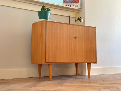 Vintage kast wandmeubel hout jaren 50/60/70, Huis en Inrichting, Kasten | Wandmeubels, Gebruikt, Minder dan 100 cm, Minder dan 150 cm
