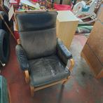 fauteuil, Huis en Inrichting, Fauteuils, Ophalen, Gebruikt, 50 tot 75 cm, Hout