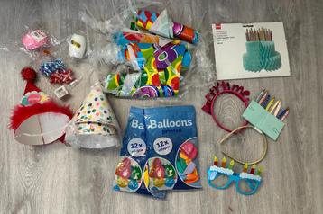 Feestartikelen beschikbaar voor biedingen