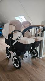 Bugaboo Donkey Twin - Duowagen, Kinderen en Baby's, Kinderwagens en Combinaties, Bugaboo, Zo goed als nieuw, Verstelbare duwstang