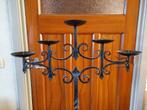 Smeedijzeren kerkkandelaar voor 5 kaarsen / 135 centimeter, Antiek en Kunst, Ophalen, Overige materialen