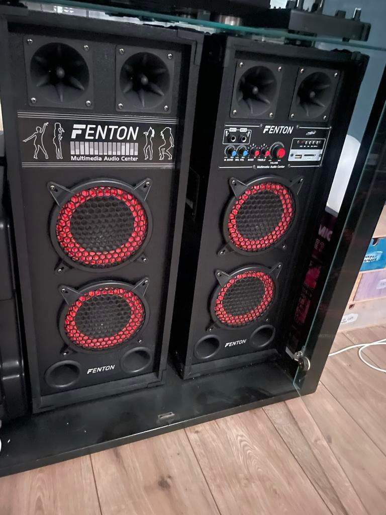 Fenton Speakers - Goed geluid!, Ophalen of Verzenden, Gebruikt, Front, Rear of Stereo speakers, Overige merken