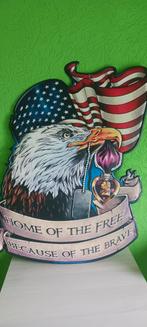 METALEN RECLAME BORD ADELAAR, Ophalen of Verzenden, Zo goed als nieuw, Reclamebord