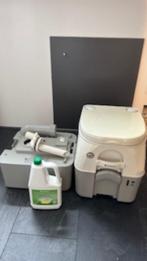 chemisch toilet, Ophalen, Gebruikt