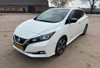 Nissan Leaf Tekna 40 kwh* SOH 87% 101.342 km*  Full-options, Auto's, Zwart, 150 pk, Leder en Stof, Wit