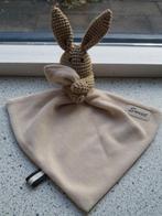 Knuffeldoek met een gehaakt konijn SWEET cremekleurig, Ophalen of Verzenden, Zo goed als nieuw, Konijn