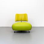 1x Leolux Pallone Fauteuil Groen/Grijs/Geel - Chroom, Huis en Inrichting, Fauteuils, Niet ingevuld, Niet ingevuld, 75 tot 100 cm