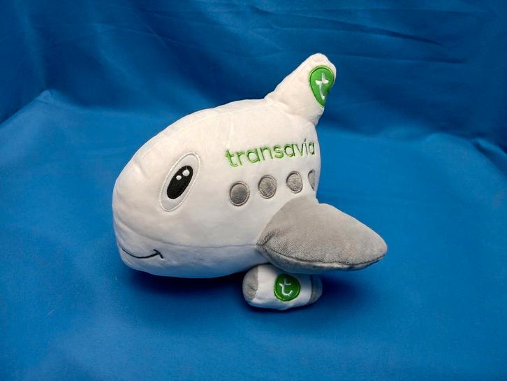 NIEUW!! stoffen vliegtuig/wereld bol Transavia (nieuw), Verzamelen, Luchtvaart en Vliegtuigspotten, Nieuw, Schaalmodel, Ophalen of Verzenden