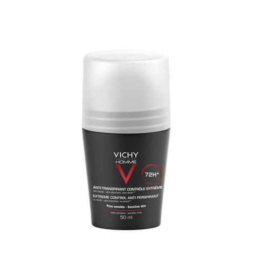 Vichy Homme Deodorant Roller 72 uur 50ml, Sieraden, Tassen en Uiterlijk, Uiterlijk | Lichaamsverzorging, Nieuw, Deodorant of Bodyspray
