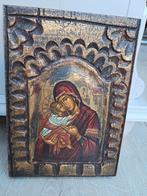 Byzantijnse ikoon, Antiek en Kunst, Antiek | Religie, Ophalen of Verzenden