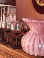 Paarsige likeur of borrel glaasjes, Ophalen of Verzenden