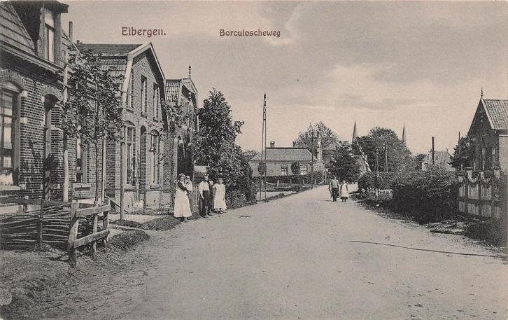 V35 Eibergen Borculoscheweg - uitg P Wapstra -, Verzamelen, Ansichtkaarten | Nederland, Gelderland, Voor 1920, Ophalen of Verzenden