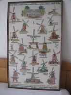 Geborduurd molen Schilderij, Ophalen