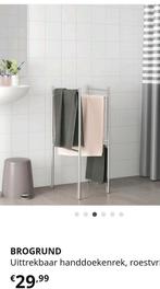 Ikea handdoekenrek Brogrund + hangrek wasrek, Ophalen, Gebruikt, Overige typen, 50 tot 100 cm