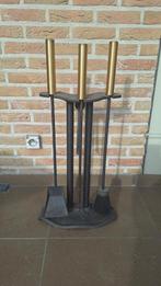 Haardstel / haardset gietijzer Flam, Huis en Inrichting, Ophalen, Vrijstaande haard