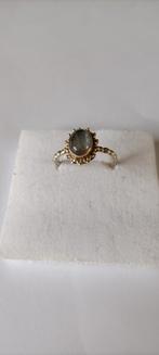 Zilveren ring met  Labradoriet, Sieraden, Tassen en Uiterlijk, Antieke sieraden, Met edelsteen, Zilver, Ring, Verzenden