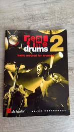 Lesboek Real Time Drums level 2 Oosterhout, Ophalen of Verzenden, Zo goed als nieuw