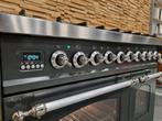 🔥Luxe Fornuis Boretti 90 cm antraciet rvs 6 pits 2 ovens, Witgoed en Apparatuur, Fornuizen, 60 cm of meer, 5 kookzones of meer