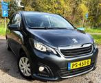 Peugeot 108 1.0 12V E-vti Automaat Navi Nap led verlichti, Auto's, Stof, Zwart, Startonderbreker, 4 stoelen
