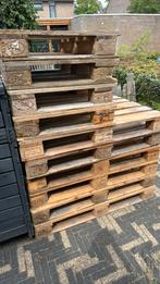 6 hele en 4 halve pallets, Doe-het-zelf en Verbouw, Hout en Planken, Ophalen, Minder dan 25 mm, Zo goed als nieuw, Pallet