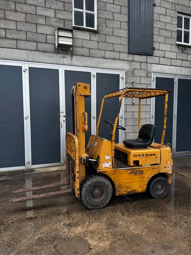 Nissan Datsun FG103 Heftruck 1500kg benzine, Zakelijke goederen, Machines en Bouw | Heftrucks en Intern transport, Heftruck, Benzine