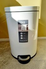 Pedaalemmer EKO Serene Step Bin 20 liter. Wit nieuw in doos, Kunststof, Met pedaal, Nieuw, Ophalen of Verzenden