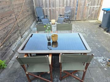 Tuintafel boot tafel regisseur stoelen beschikbaar voor biedingen