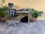 Vintage industrieel bureau gemerkt TDS Sclessin, Ophalen, Gebruikt, Bureau