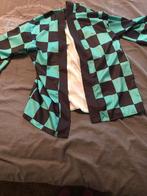 Tanjiro haori/kimono cosplay, Ophalen of Verzenden, Zo goed als nieuw, Bovenkleding