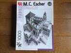 M.C. Escher puzzel 1000 stukjes, Ophalen of Verzenden, 500 t/m 1500 stukjes, Gebruikt, Legpuzzel