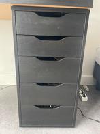 Ikea Alex ladeblok bruin, Huis en Inrichting, Kasten | Ladekasten, Ophalen, Minder dan 50 cm, 5 laden of meer, Zo goed als nieuw