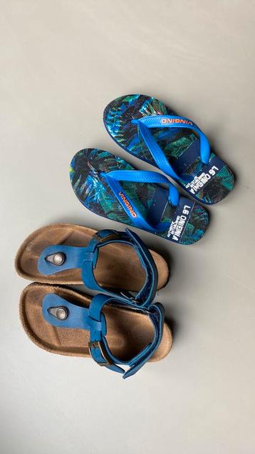 Kipling sandalen maat 32 en Vingino teenslippers maat 23/33