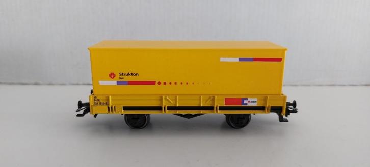 Strukton Lage Bakwagon met een Generator (04), Hobby en Vrije tijd, Modeltreinen | H0, Zo goed als nieuw, Wagon, Wisselstroom