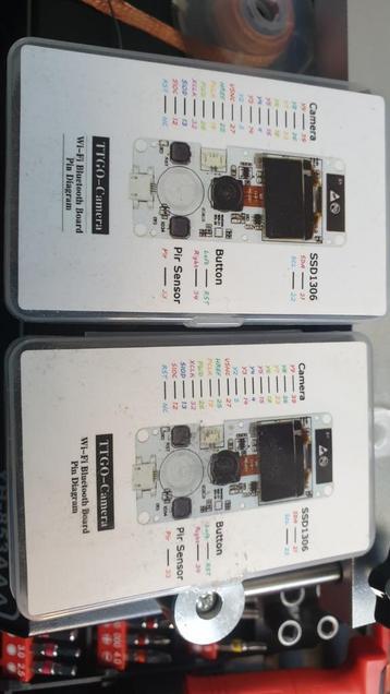 Esp32 camera module met pir sensor. Koelkastbeveiliging.. beschikbaar voor biedingen