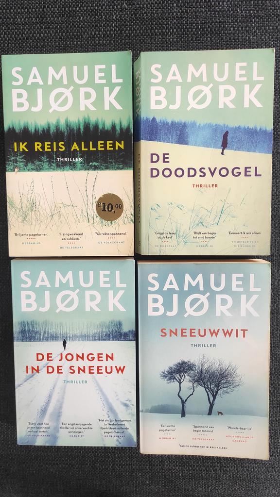 Samuel Bjørk - Scandinavische thrillers (4 delen), Boeken, Thrillers, Zo goed als nieuw, Ophalen of Verzenden