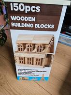 Houten Bouwblokken als Kapla - 150 stuks, Kinderen en Baby's, Speelgoed | Houten speelgoed, Ophalen of Verzenden, Zo goed als nieuw