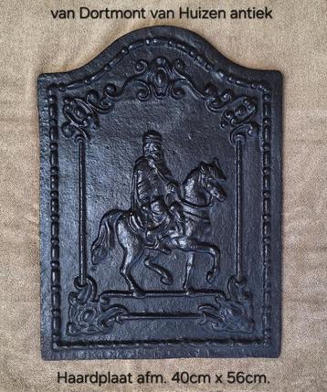 Gietijzeren haardplaat, 19e eeuw. beschikbaar voor biedingen