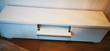 Tv kast Ikea Besta Burs 180x41 en 49 hoog wit - afbeelding 4
