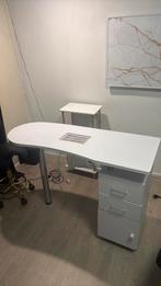 Nette nageltafel met afzuiging nagelstyliste met lades wit, Huis en Inrichting, Ophalen, Zo goed als nieuw
