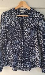 Panterprint blouse Rich & Royal maat S, Blauw, Ophalen of Verzenden, Zo goed als nieuw, Maat 36 (S)