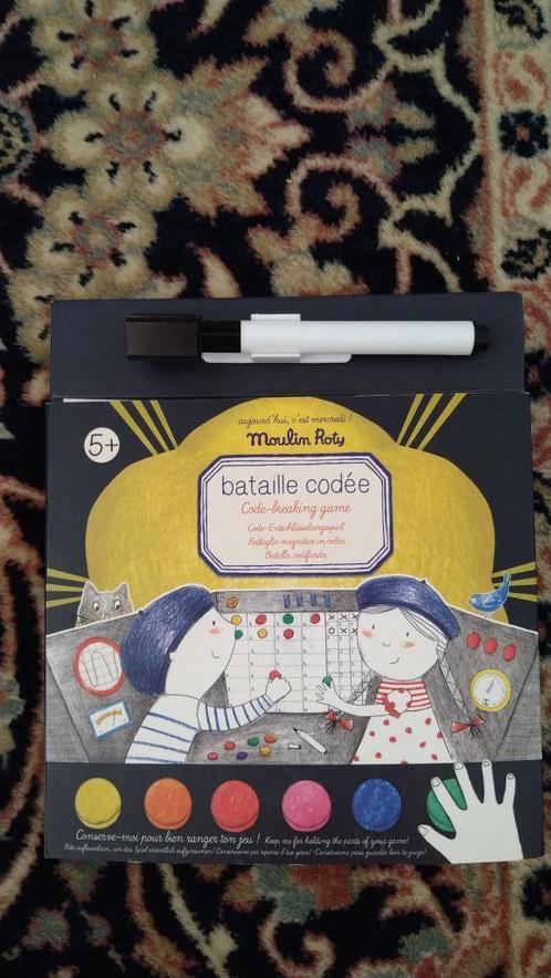 Bataille Codée (code breken), Hobby en Vrije tijd, Gezelschapsspellen | Bordspellen, Zo goed als nieuw, Een of twee spelers, Reisspel