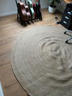 Jute vloerkleed rond 220 cm, Huis en Inrichting, Stoffering | Tapijten en Kleden, Ophalen, Beige, Rond, 200 cm of meer